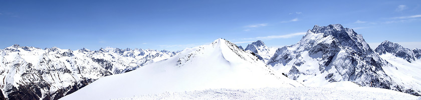 Image showing Panorama Caucasus Mountains