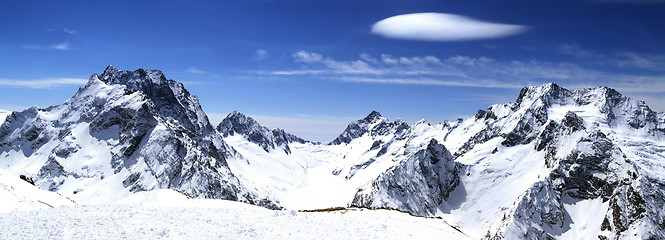 Image showing Panorama Caucasus Mountains