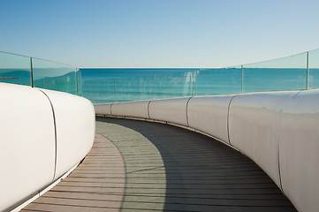 Image showing Scenic footbridge