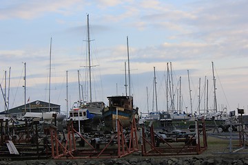 Image showing boat yard