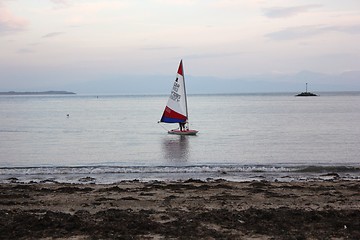 Image showing sailing lesson