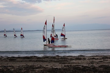 Image showing sailing lesson