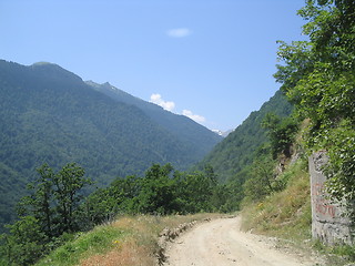 Image showing Kosovo dirtroad