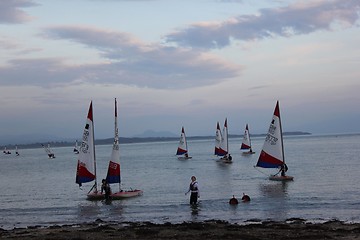 Image showing sailing lesson