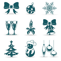 Image showing Christmas Icons