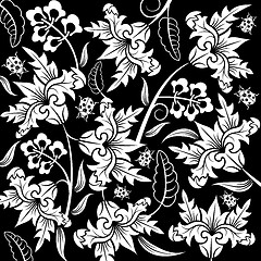 Image showing Abstract flower pattern