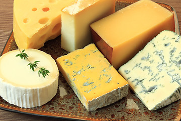 Image showing Cheese plate