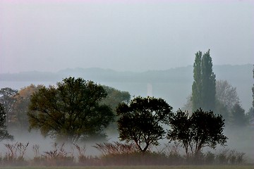 Image showing Foggy morning in ruhr valley