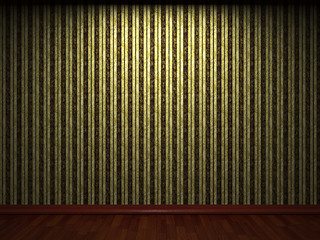 Image showing illuminated fabric wallpaper