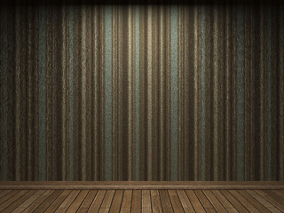 Image showing illuminated fabric wallpaper