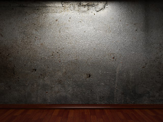 Image showing old concrete wall