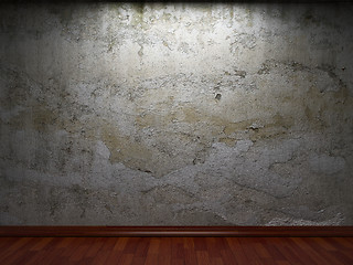 Image showing old concrete wall