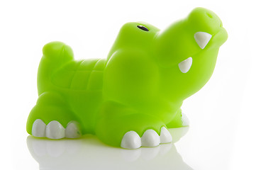 Image showing Toy alligator