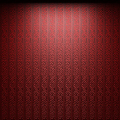 Image showing illuminated fabric wallpaper