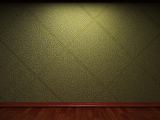 Image showing illuminated fabric wallpaper