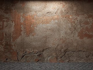 Image showing old concrete wall