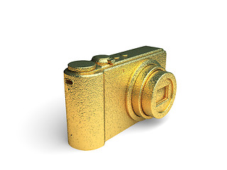 Image showing isolated golden object