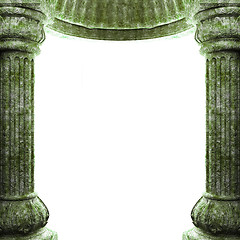 Image showing stone columns and arch