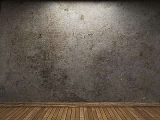 Image showing old concrete wall
