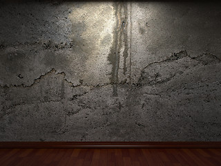 Image showing old concrete wall