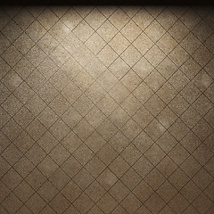 Image showing illuminated tile wall