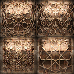 Image showing Retro stone ornament