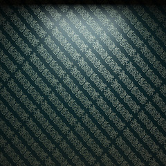 Image showing illuminated fabric wallpaper