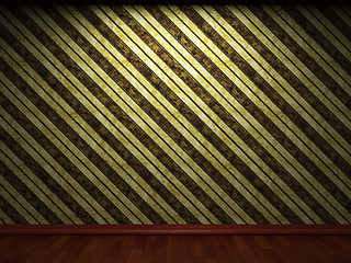 Image showing illuminated fabric wallpaper