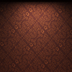 Image showing illuminated fabric wallpaper