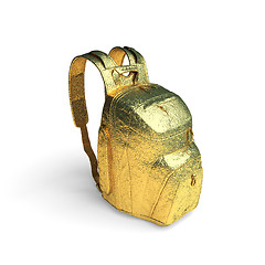 Image showing isolated golden object