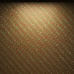 Image showing illuminated fabric wallpaper