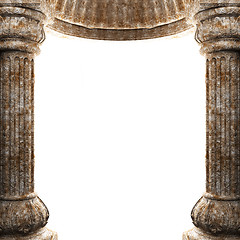 Image showing stone columns and arch