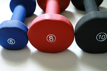 Image showing dumbells