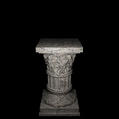 Image showing stone column