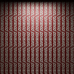 Image showing illuminated fabric wallpaper