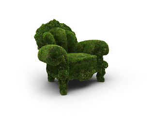 Image showing chair designed as an herbal