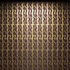 Image showing illuminated fabric wallpaper