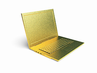 Image showing isolated golden object