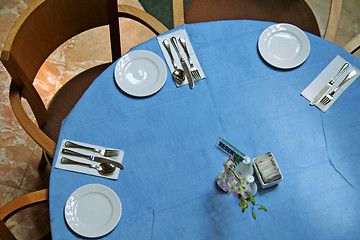 Image showing dining table