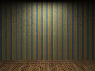 Image showing illuminated fabric wallpaper