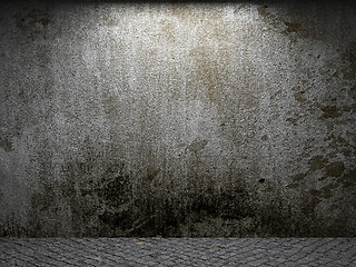 Image showing old concrete wall