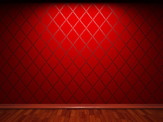 Image showing illuminated fabric wallpaper