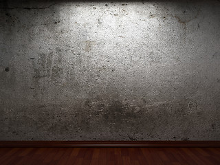 Image showing old concrete wall