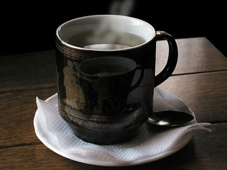 Image showing cup of hot tea