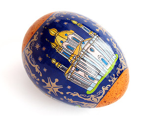 Image showing  painted Easter egg