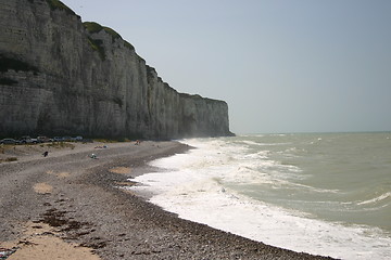 Image showing coast in normandie