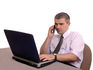 Image showing Business call