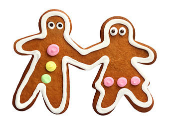 Image showing Gingerbread couple