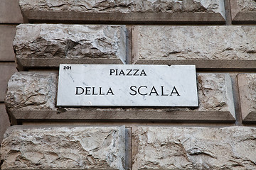 Image showing Piazza della Scala