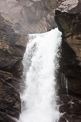 Image showing Alpine waterfalls